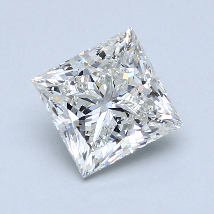 1.81 ct Princess Cut Natural Diamond : H / SI1