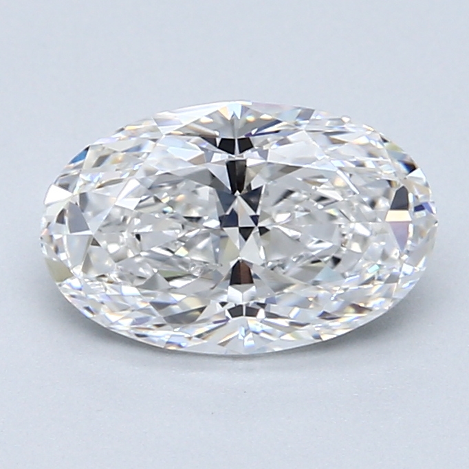 1.70 ct Oval Natural Diamond : D / VVS1
