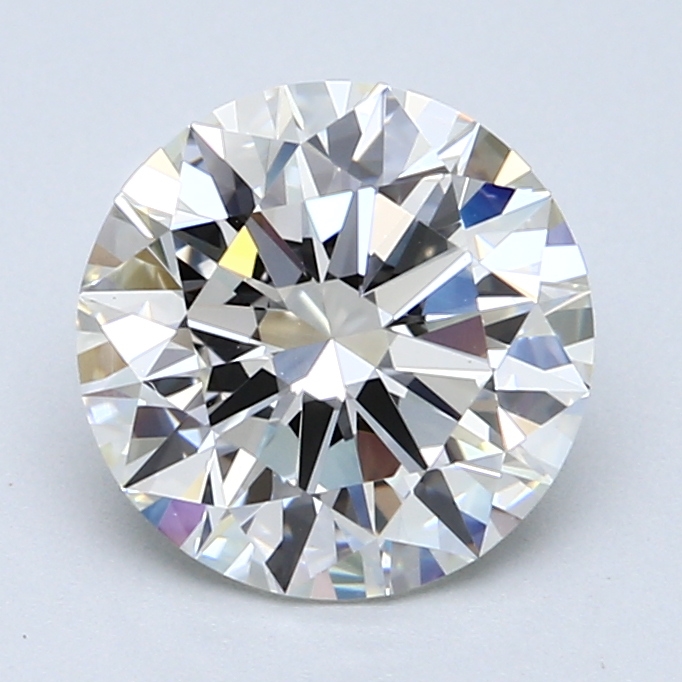 2.57 ct Round Natural Diamond : G / VVS2