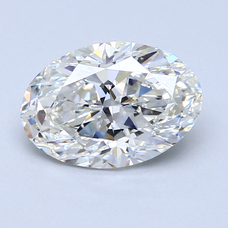 2.51 ct Oval Natural Diamond : H / IF