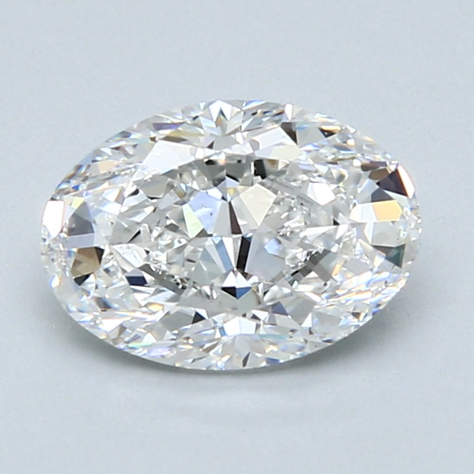 1.70 ct Oval Natural Diamond : D / VS2