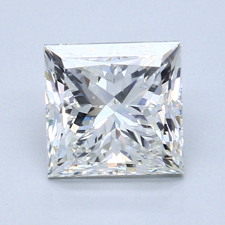 2.20 ct Princess Cut Natural Diamond : G / VVS1