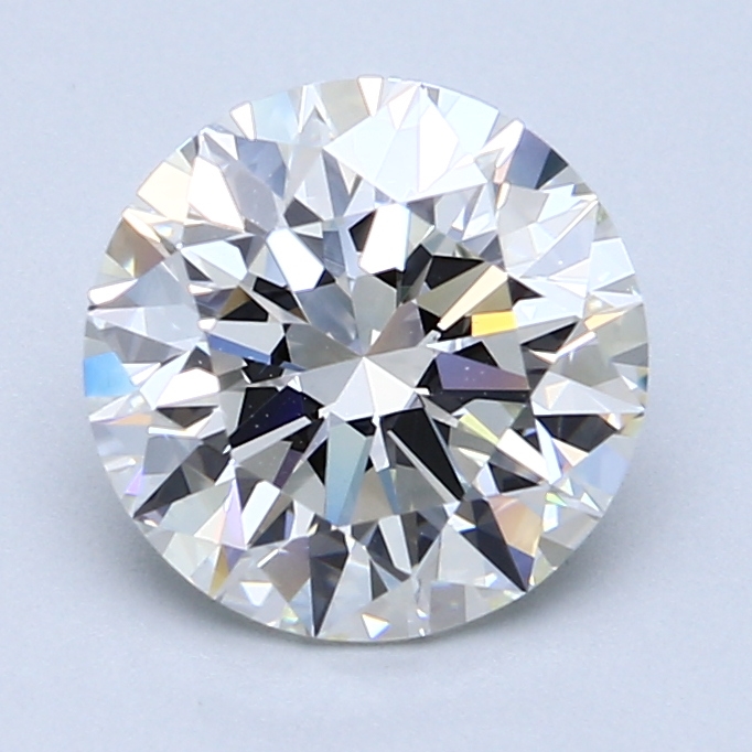 2.55 ct Round Natural Diamond : J / VVS1